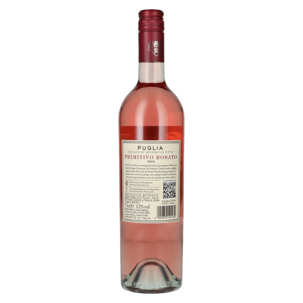 Doppio Passo Primitivo Rosato Puglia IGT 2024 12% Vol. 0,75l