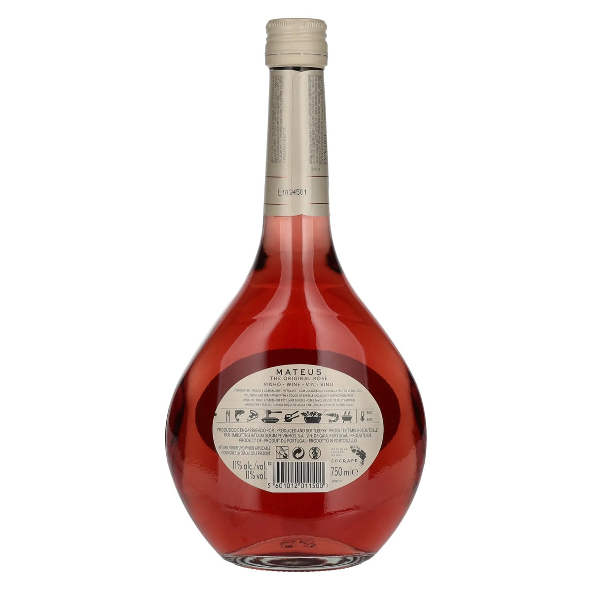 Mateus The Original ROSÉ 11 % vol. 0,75 l