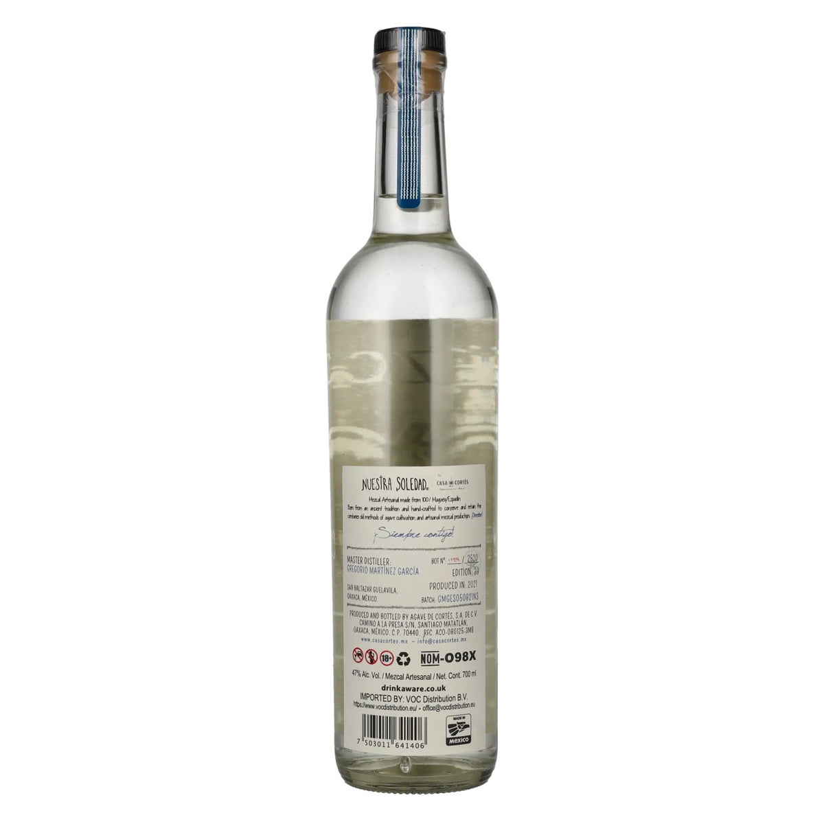 Nuestra Soledad Mezcal Joven SAN BALTAZAR GUELAVILA 47% vol. 0,7 l