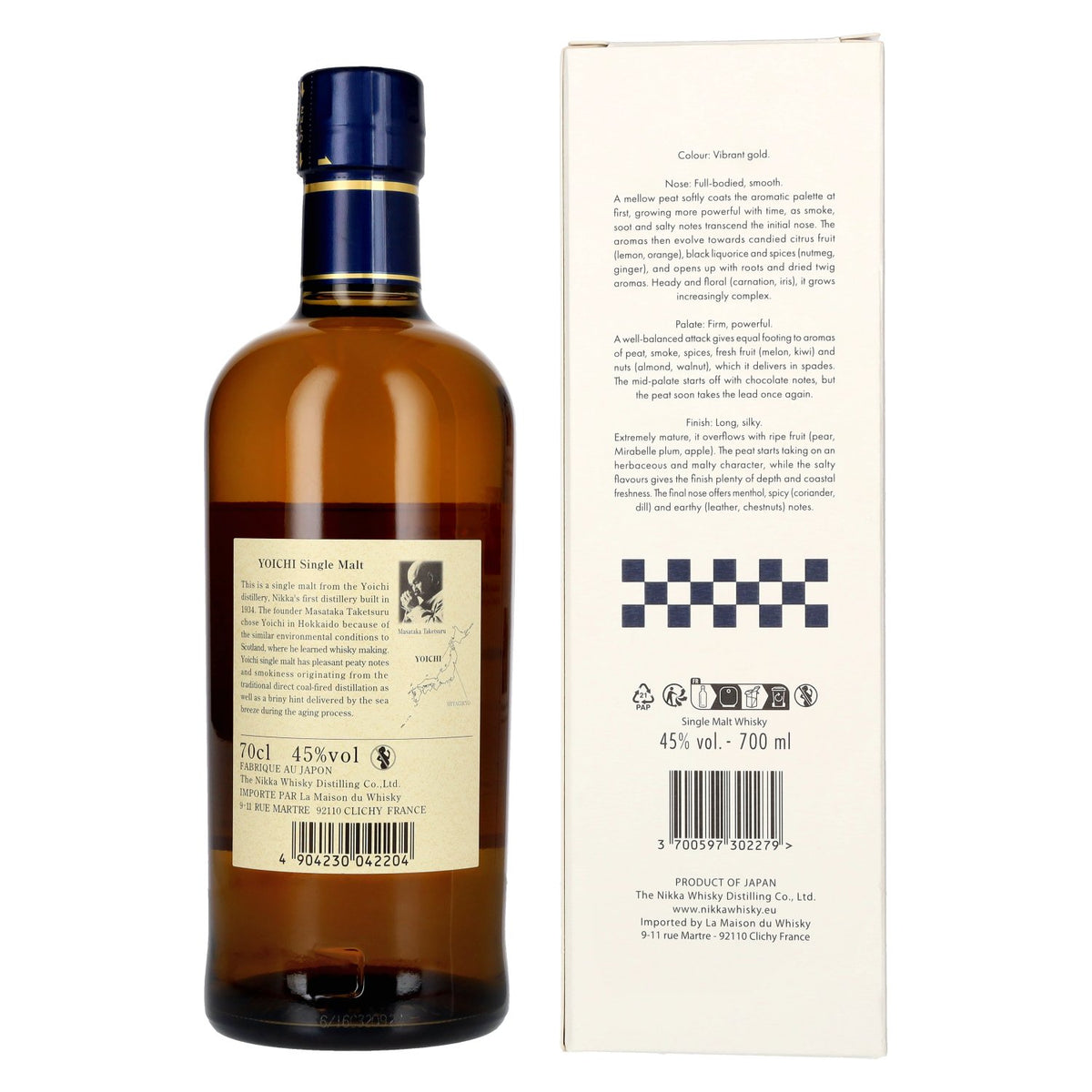 Nikka Yoichi Single Malt Whisky 90th Anniversary 45% Vol. 0,7l in Geschenkbox