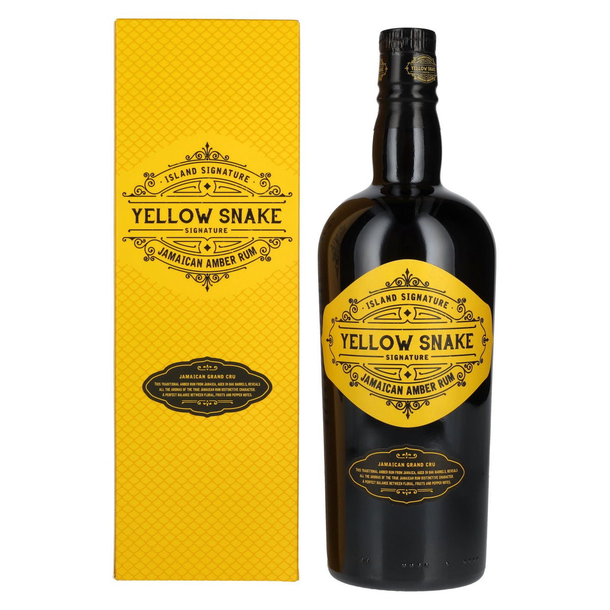 Yellow Snake Jamaican Amber Rum 40% Vol. 0,7l in Geschenkbox