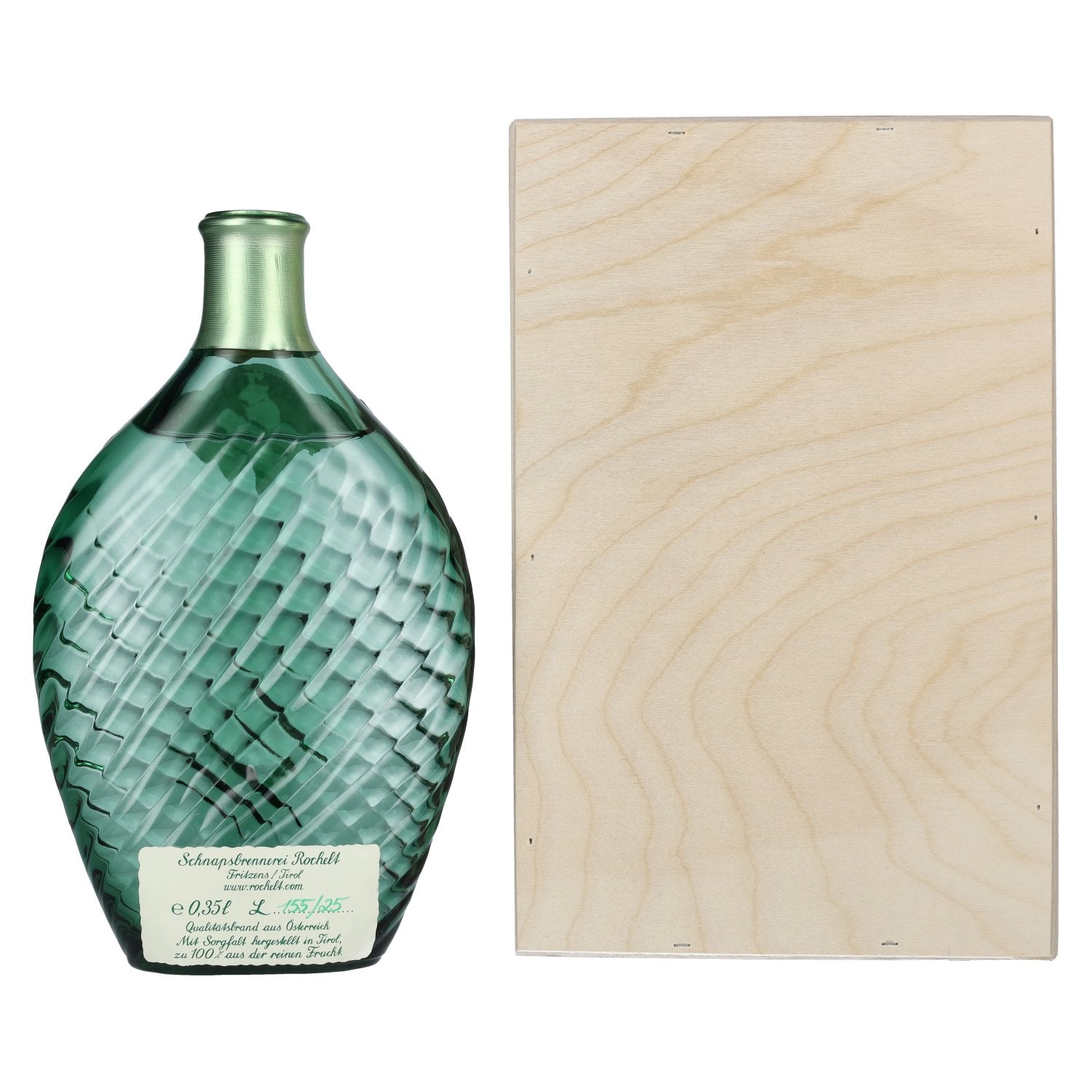 Rochelt Wachau abrikoos 2018 50% vol. 0,35l in houten kist
