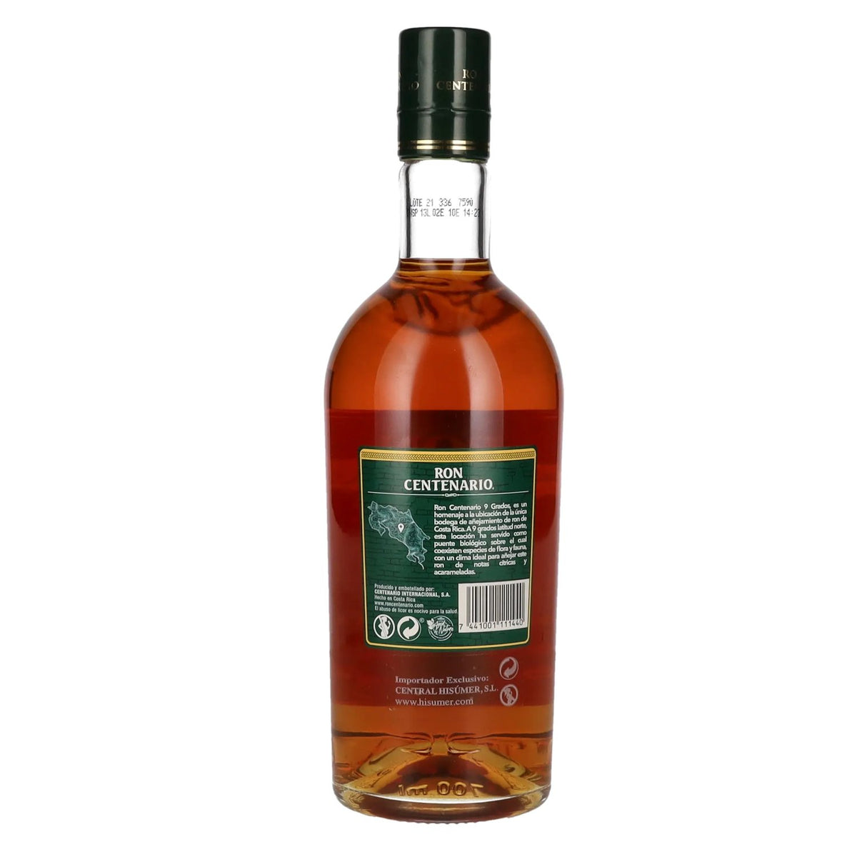 Ron Centenario Conmemorativo 9 GRADOS 40% vol. 0.7 l