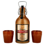 Wikinger Met Original 11 % vol., 0,5 l, dans une cruche en terre cuite avec 2 tasses en terre cuite