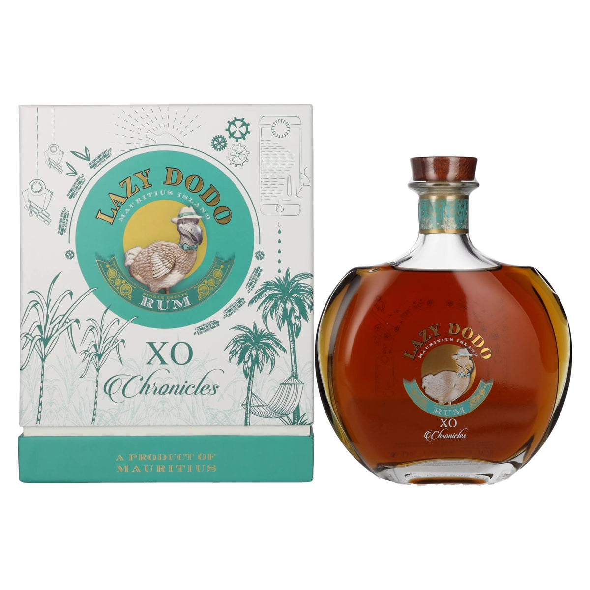 Lazy Dodo XO CHRONICLES RUM 40% vol. 0.7 l in a gift box