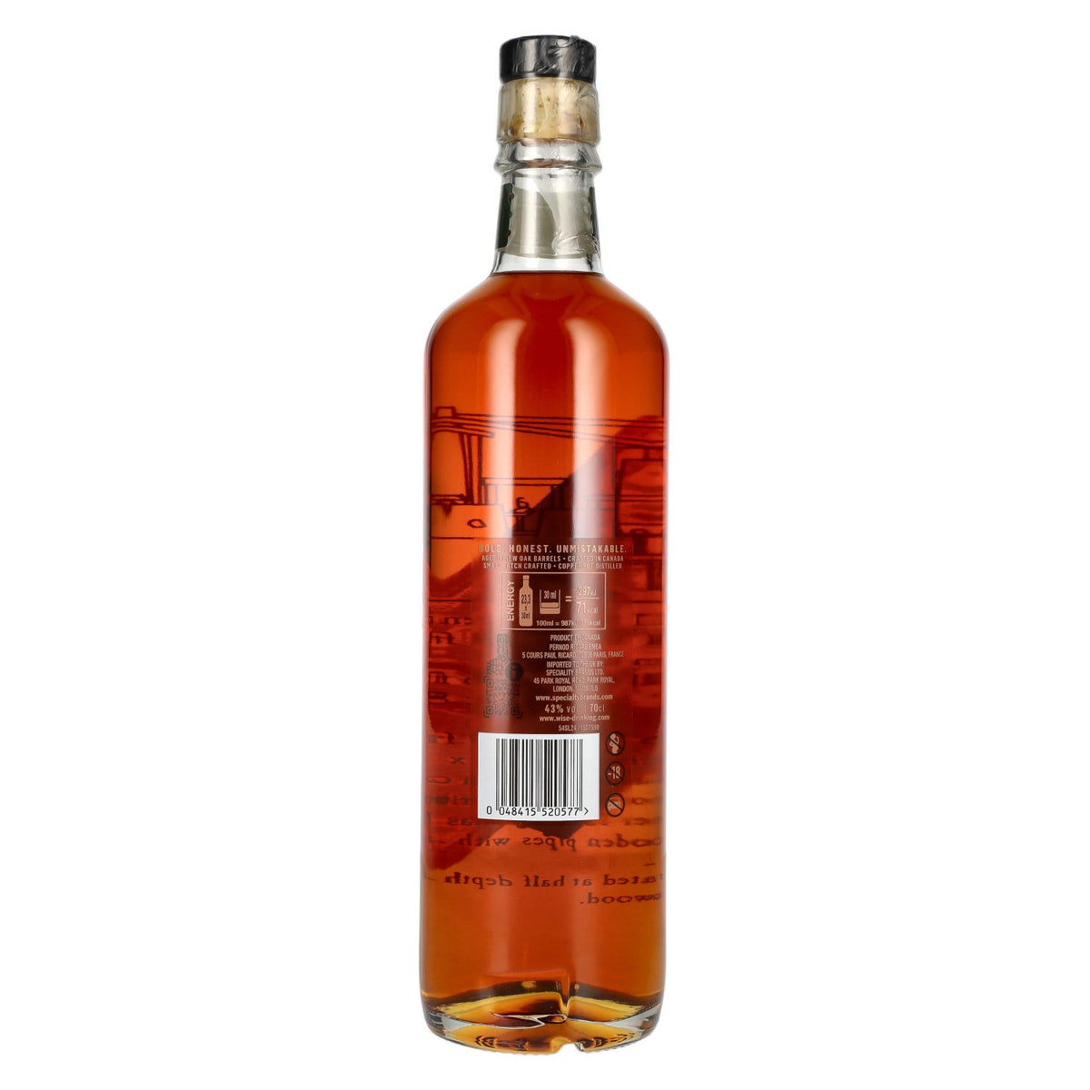LOT No. 40 Canadese roggewhisky 43% vol. 0,7 l