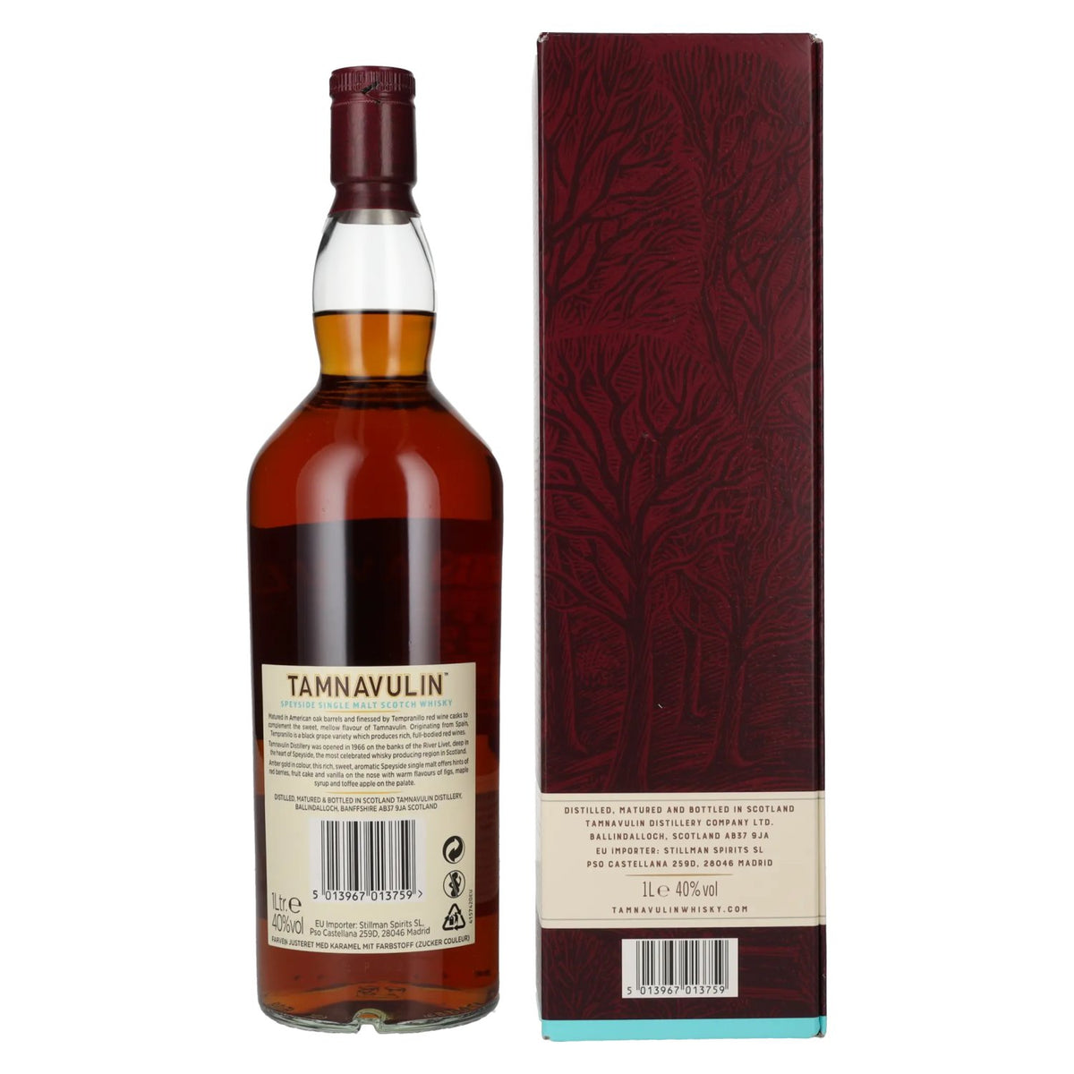 Tamnavulin TEMPRANILLO CASK Speyside Single Malt Scotch Whisky 40% Vol. 1l in Geschenkbox