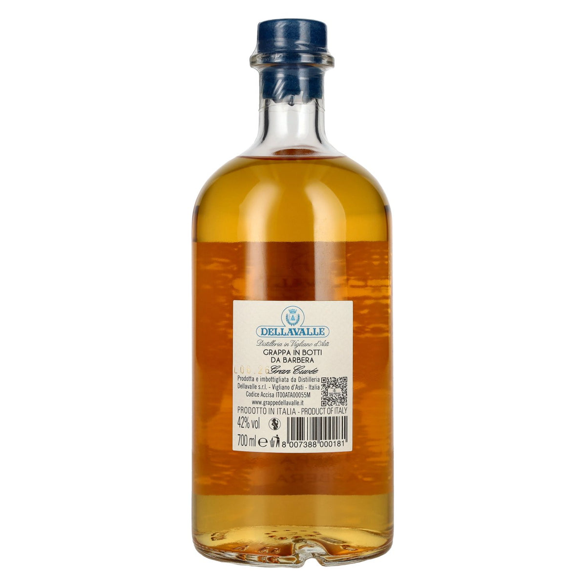 Dellavalle GRAPPA BARBERA Gran Cuvée 42 % vol. 0,7 l