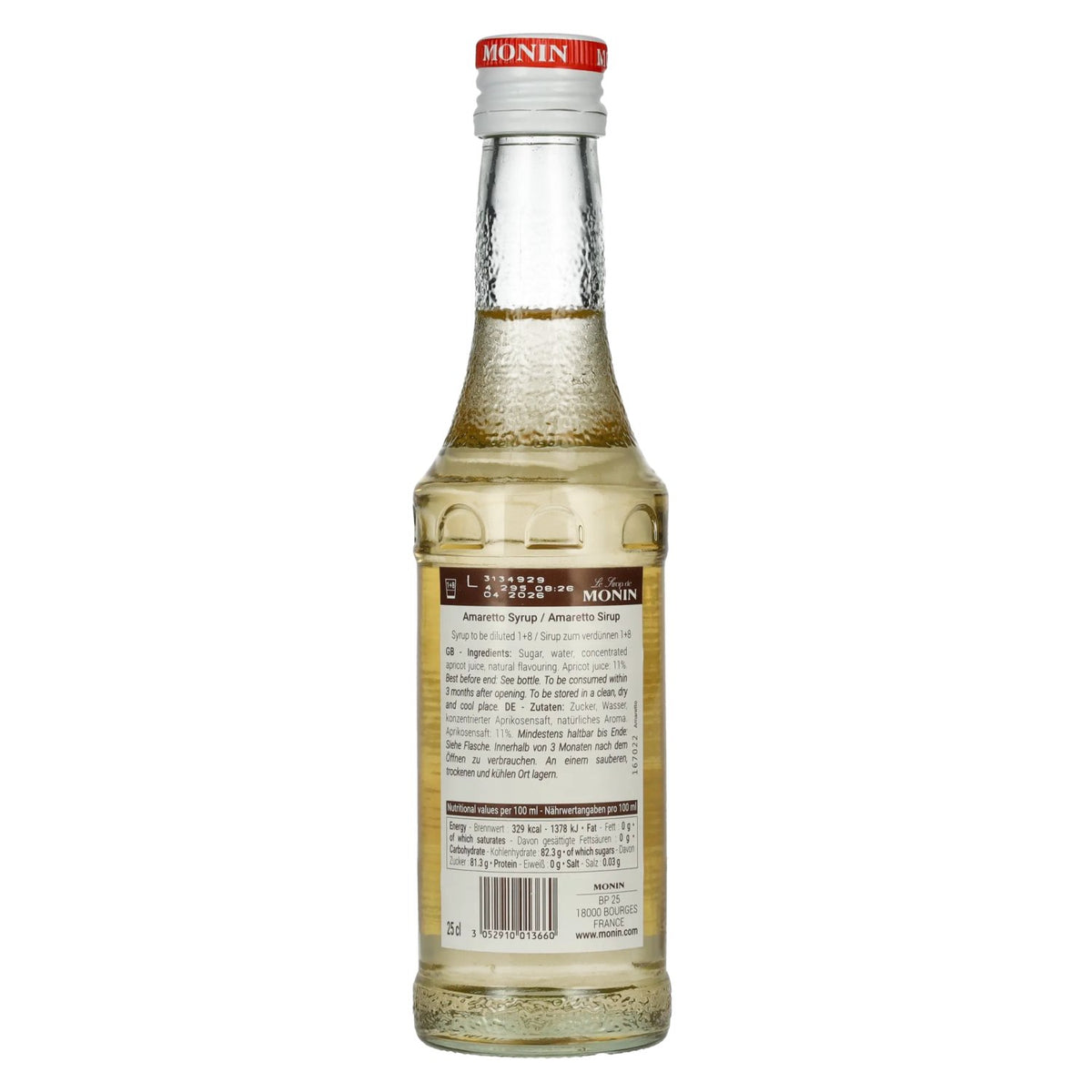 Le sirop Monin AMARETTO 0,25 l