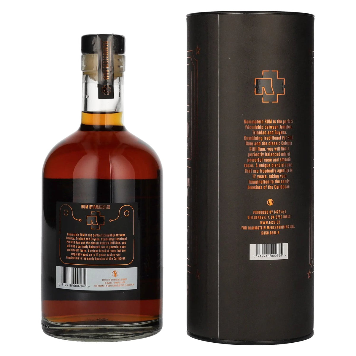 Rhum Rammstein Premium 40 % vol., 0,7 l, dans un coffret cadeau