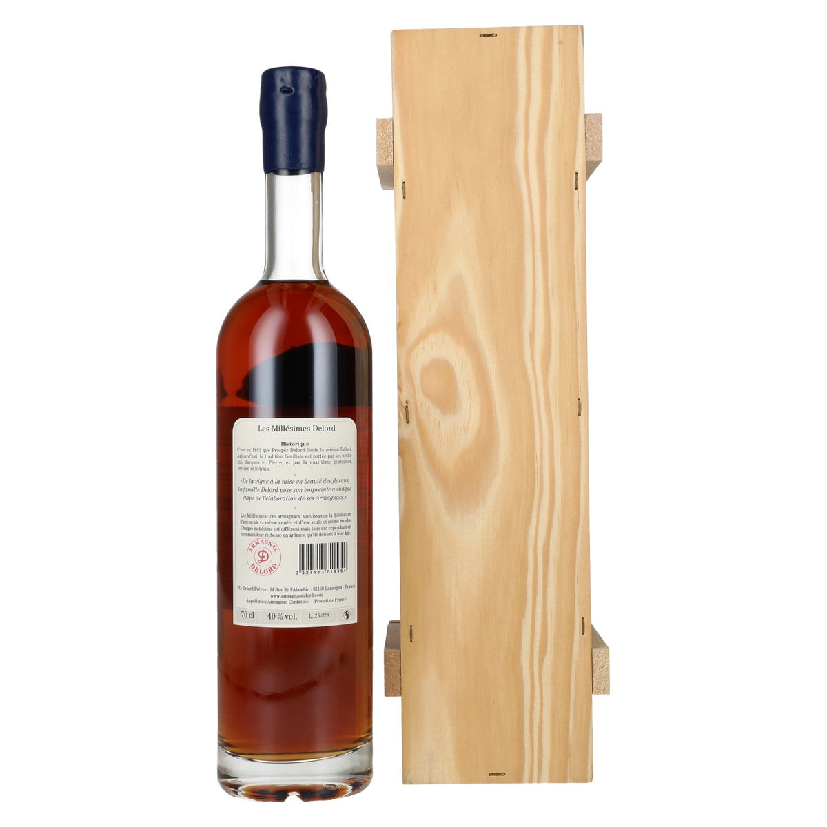 Vieil Armagnac Delord Vintage Récolte 1995 40% Vol. 0,7l in Holzkiste