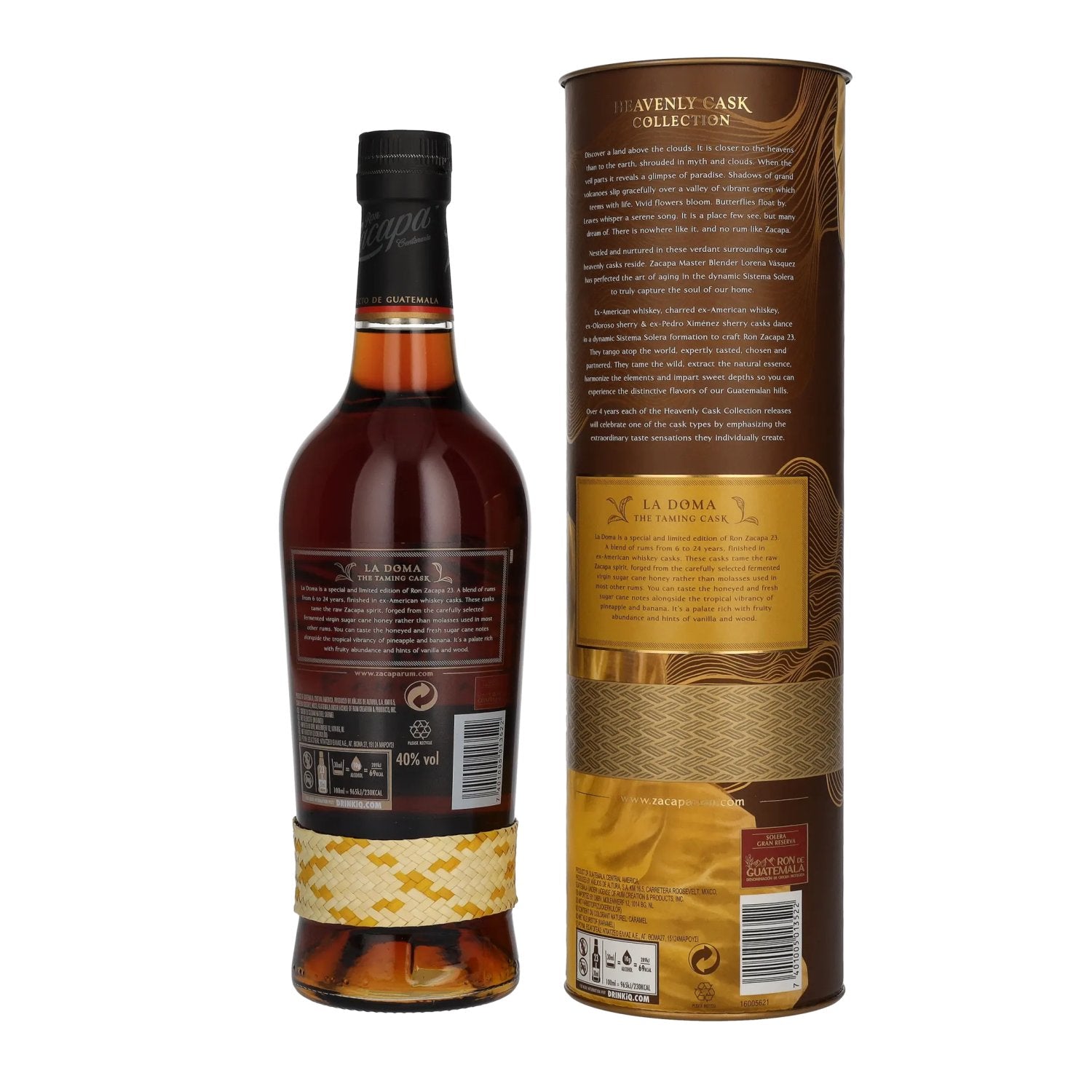 Ron Zacapa Centenario 23 SISTEMA SOLERA La Doma Heavenly Cask Collection 40% Vol. 0,7l in Geschenkbox