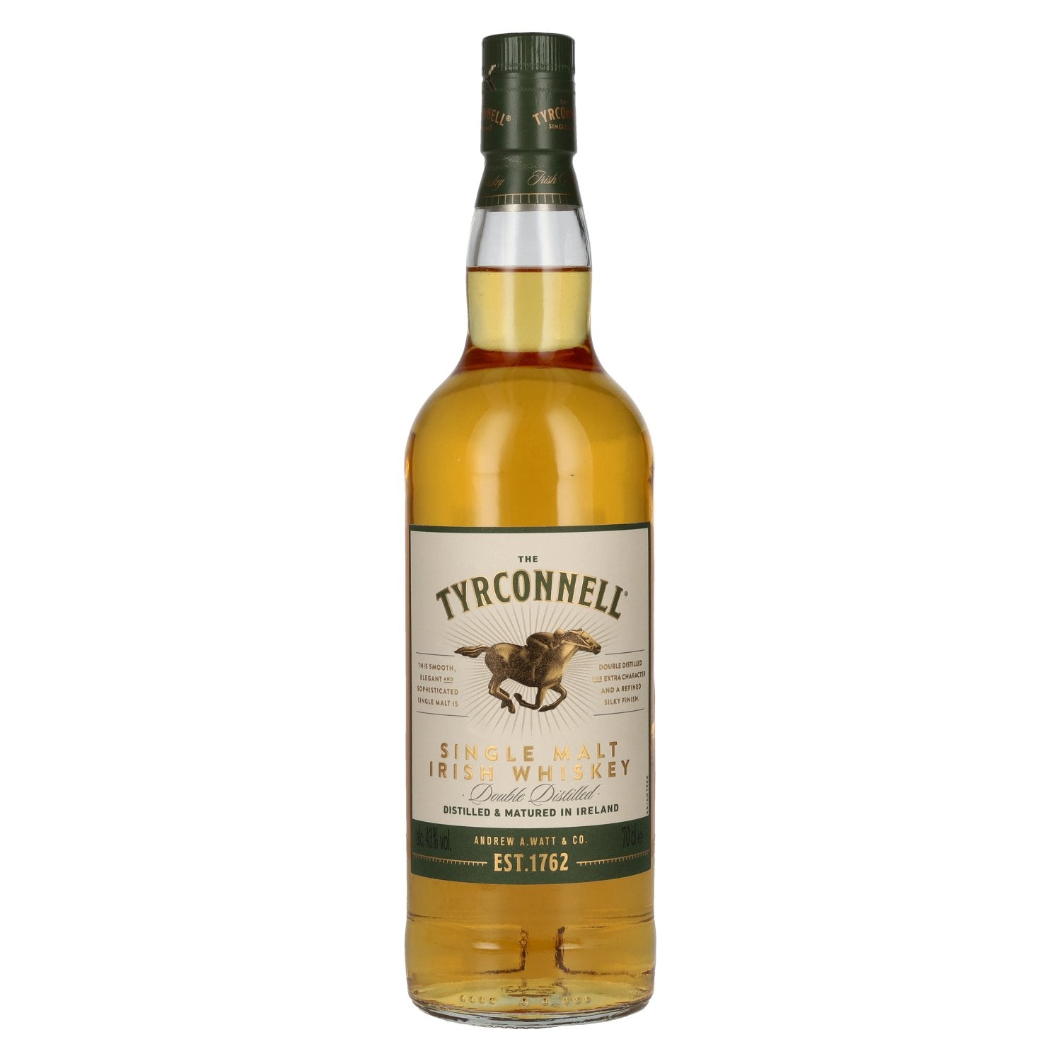 The Tyrconnell Single Malt Irish Whisky 43% ABV 0.7l