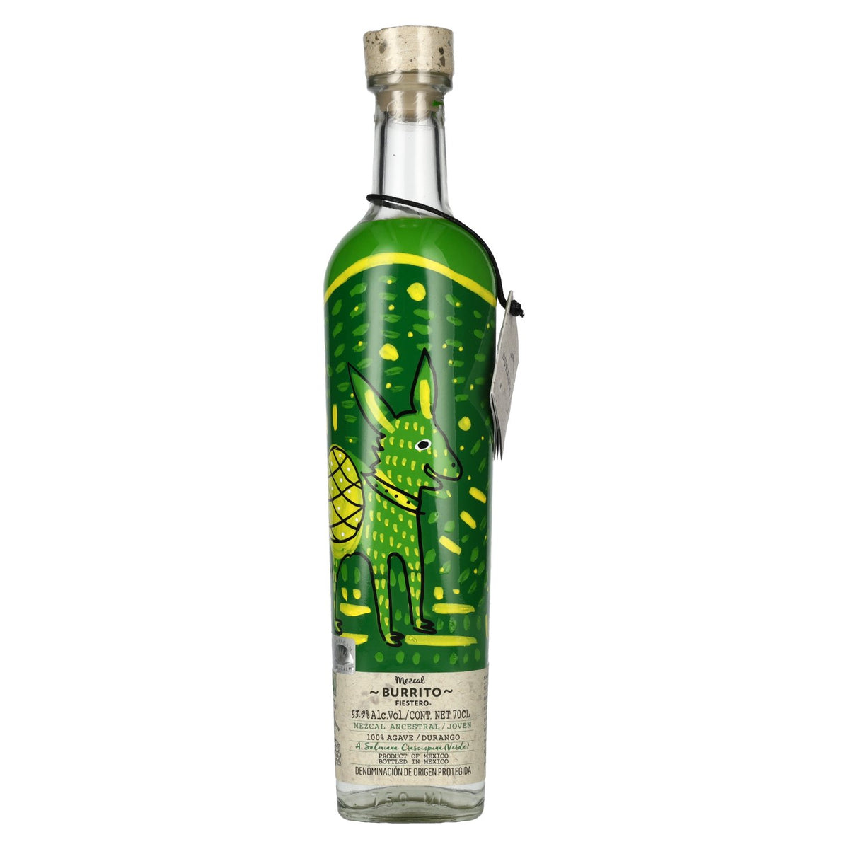 Burrito Fiestero Mezcal Verde DOP 53,9% vol. 0,7 l
