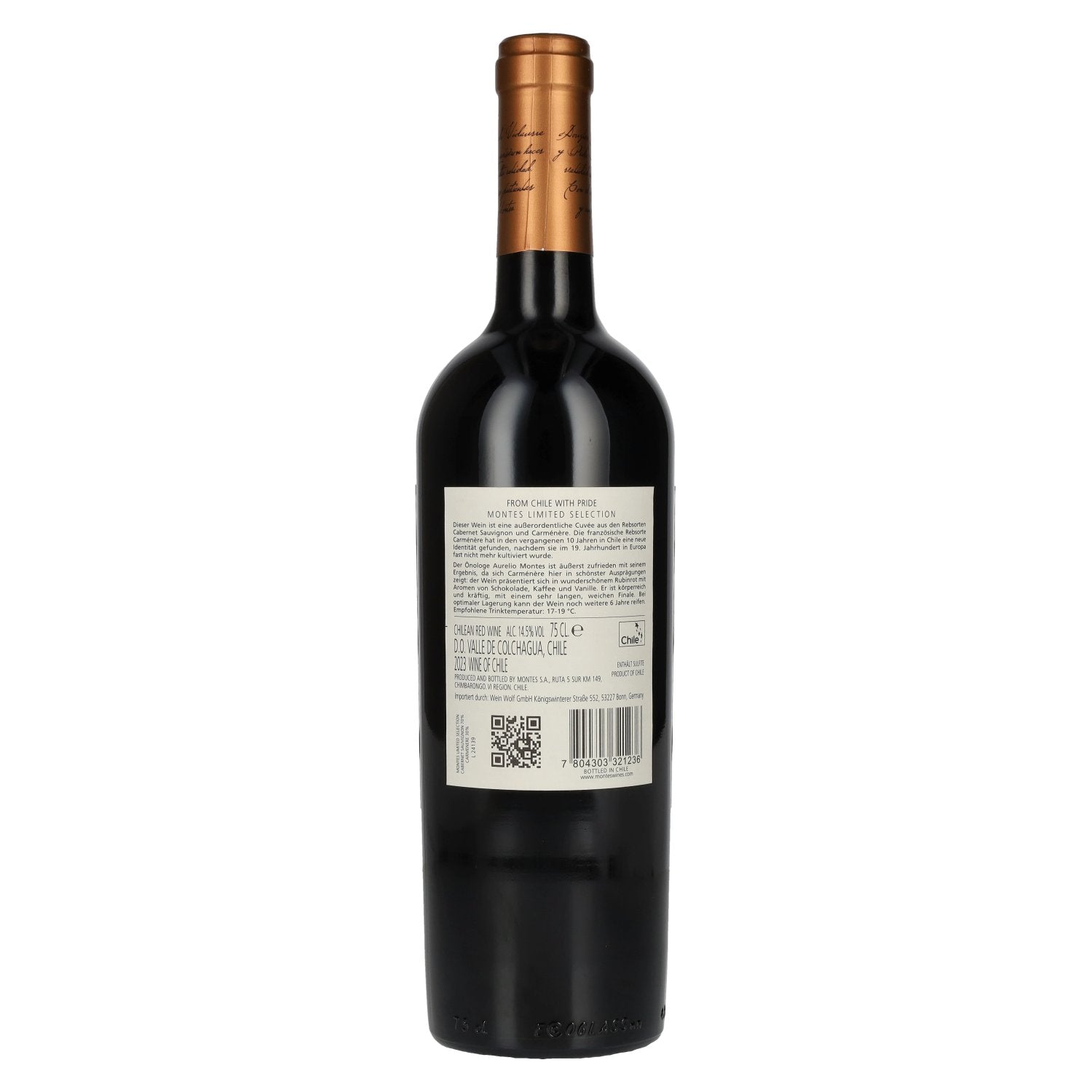 Montes CABERNET SAUVIGNON CARMENÈRE Limited Selection 2023 14,5% Vol. 0,75l
