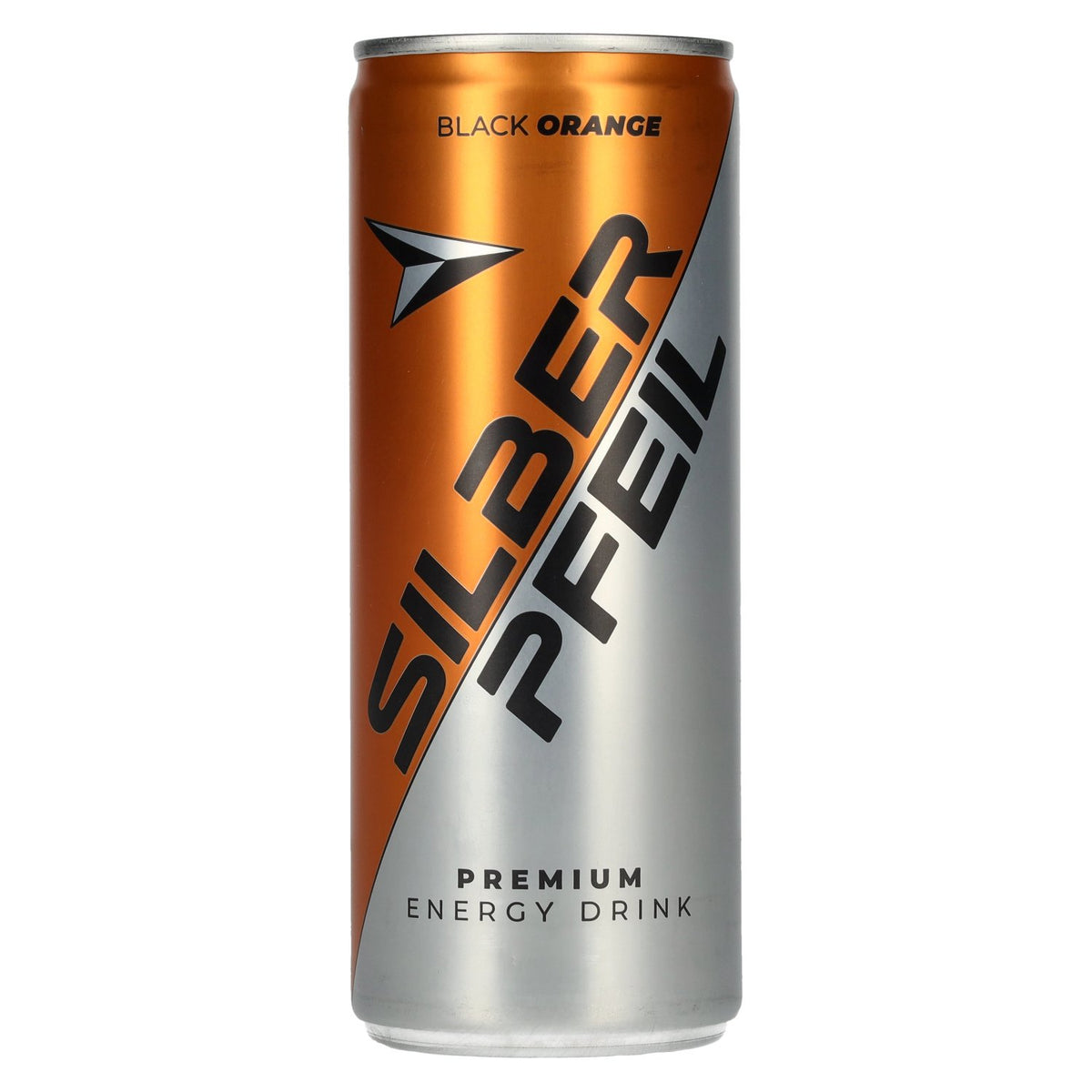 SILBERPFEIL Energy Drink BLACK ORANGE, canette de 0,25 l, consigne