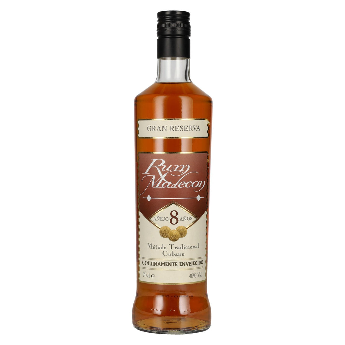 Rum Malecon Añejo 8 Años Gran Reserva 40% vol. 0,7 l