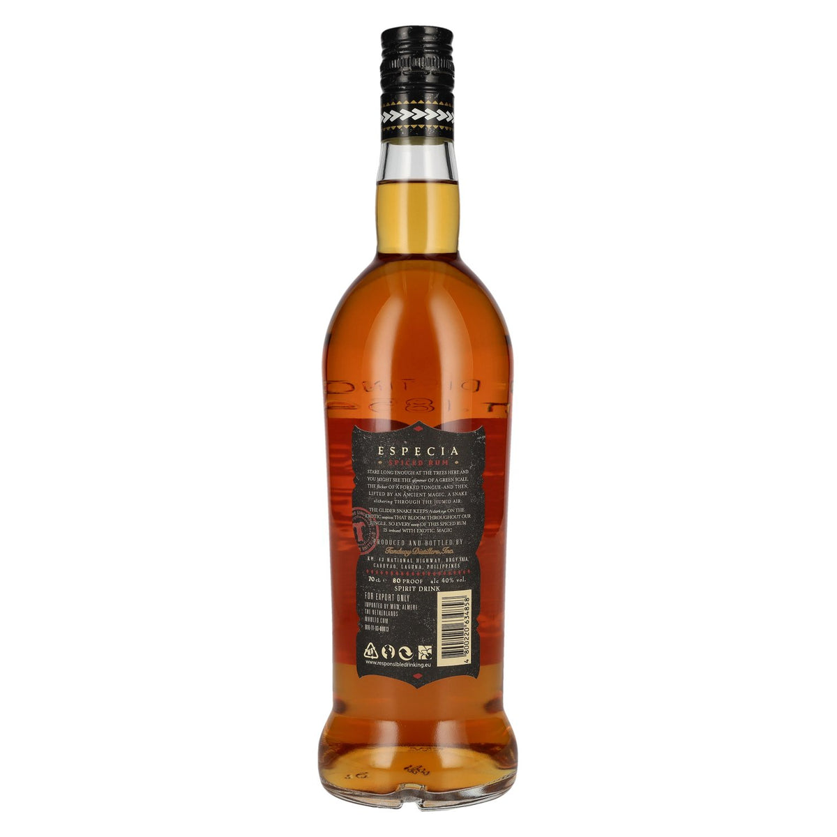 Tanduay Especia Spiced Rum Spirit Drink 40% Vol. 0,7l