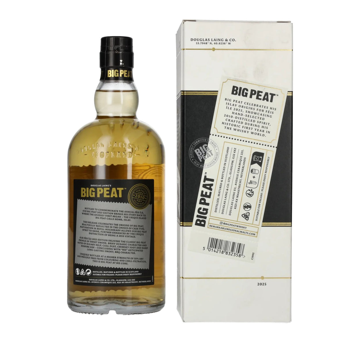 Douglas Laing Big Peat Féis Ìle Vintage 2010/2025 50% ABV 0.7l in a gift box
