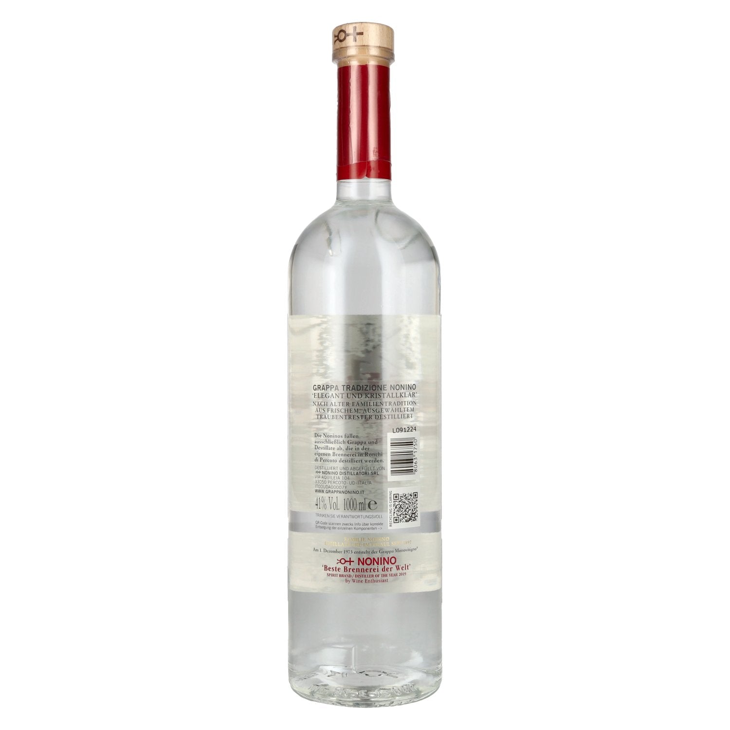 Nonino Grappa Tradizione Selezione Orazio 41% Vol. 1l