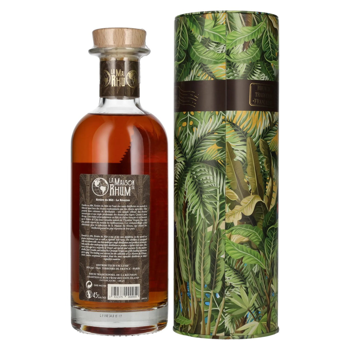 La Maison du Rhum LA RÉUNION 2010/2020 Batch N° 3 45% Vol. 0,7l in Tinbox