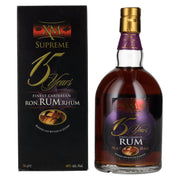 XM SUPREME 15 Years Old Finest Caribbean Rum 40% Vol. 0,7l in Geschenkbox