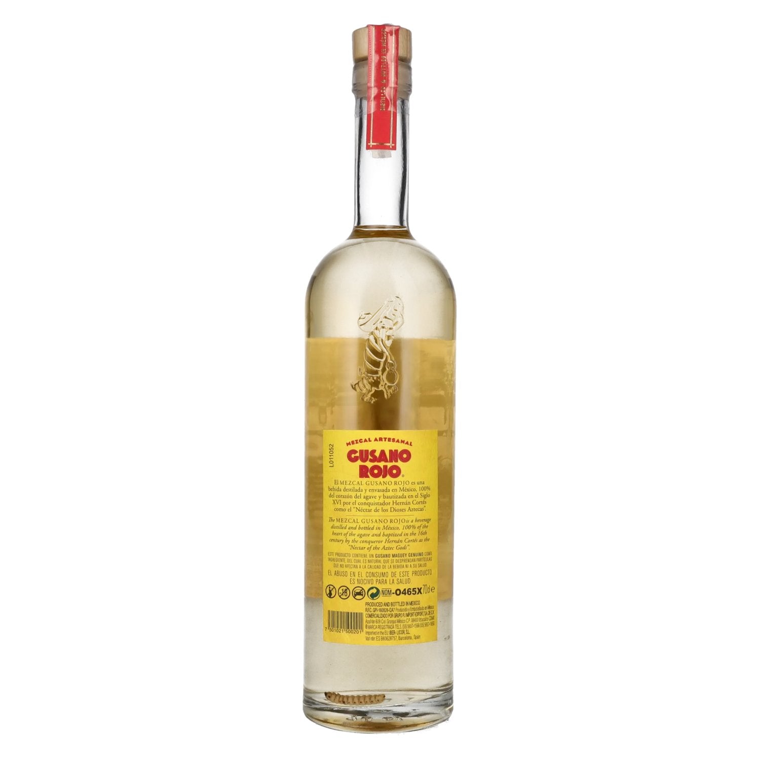 Gusano Rojo Mezcal 38% Vol. 0,7l – delicando