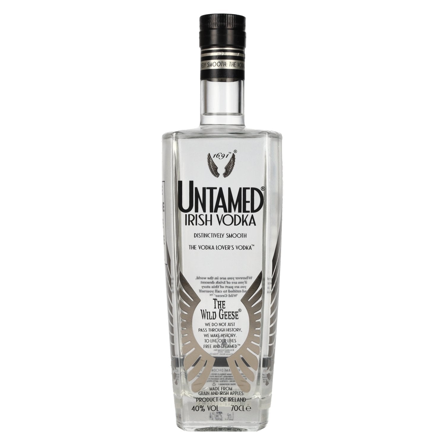 Wilde Ganzen Irish Wodka Ongetemd 40% Vol. 0,7l