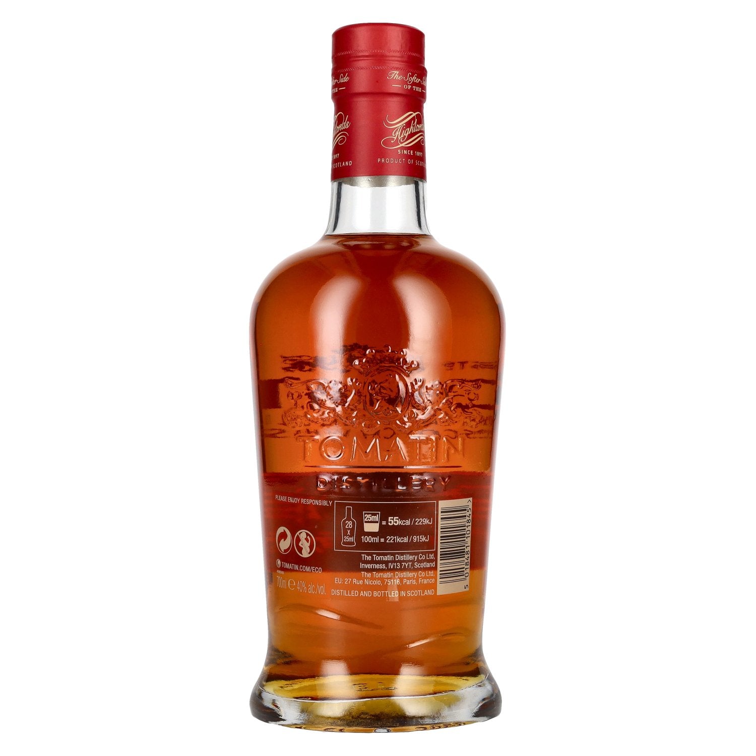 Tomatin 12 Years Old SHERRY CASK 40% Vol. 0,7l