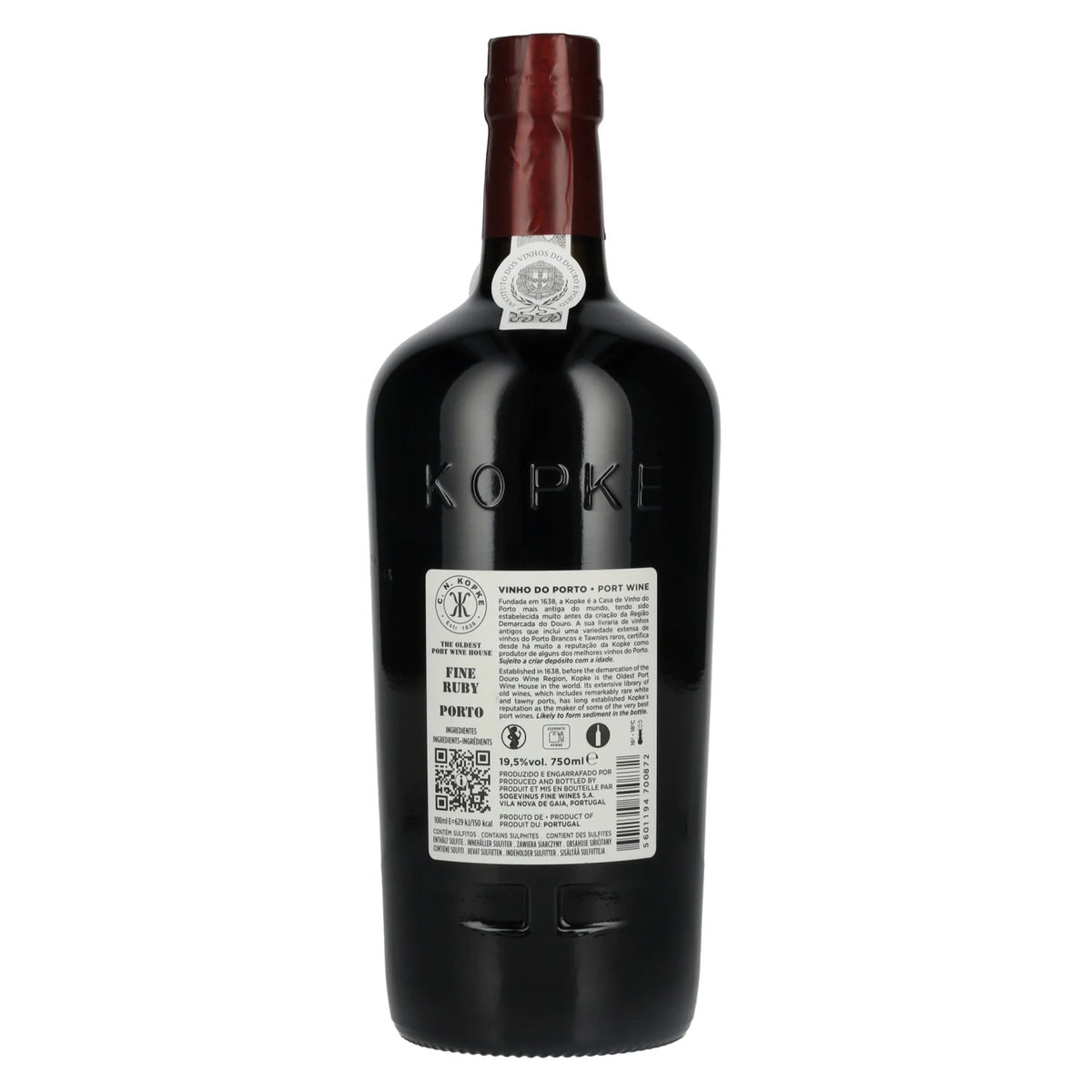 Kopke FINE RUBY Porto 19,5% Vol. 0,75l