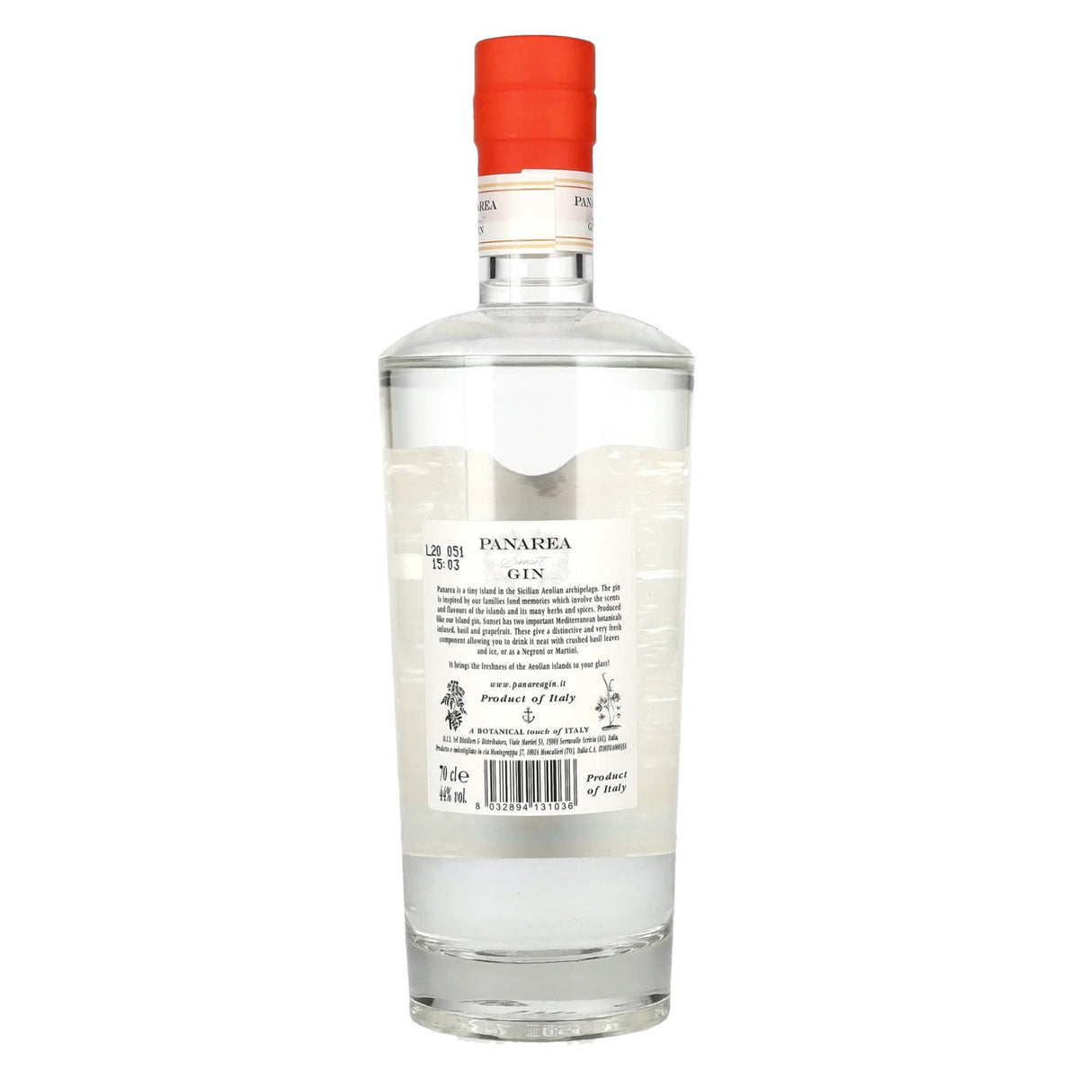 Panarea Sunset Gin 44 % vol. 0,7 l