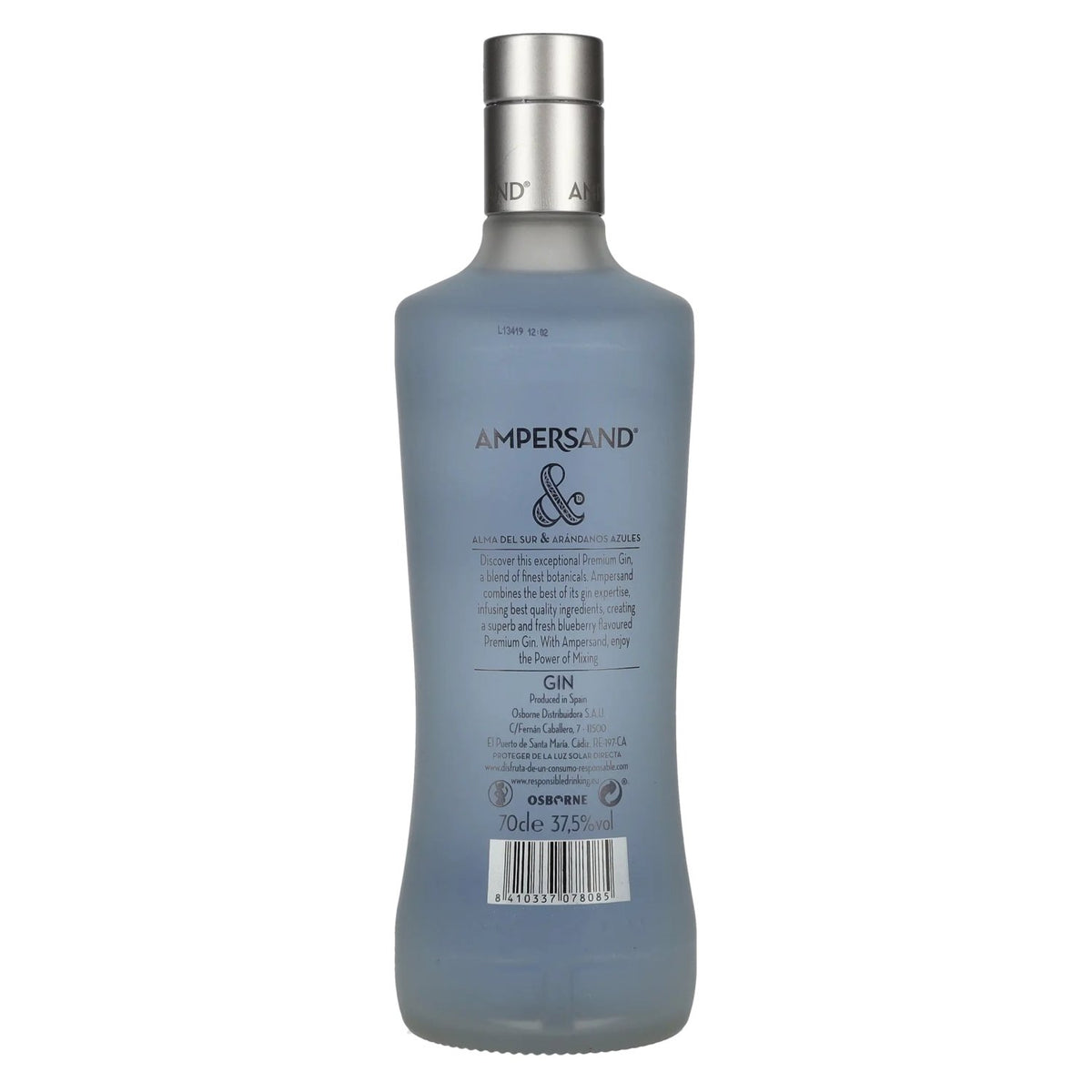 Ampersand BLUEBERRY FLAVOUR Gin Premium 37,5 % vol. 0,7 l