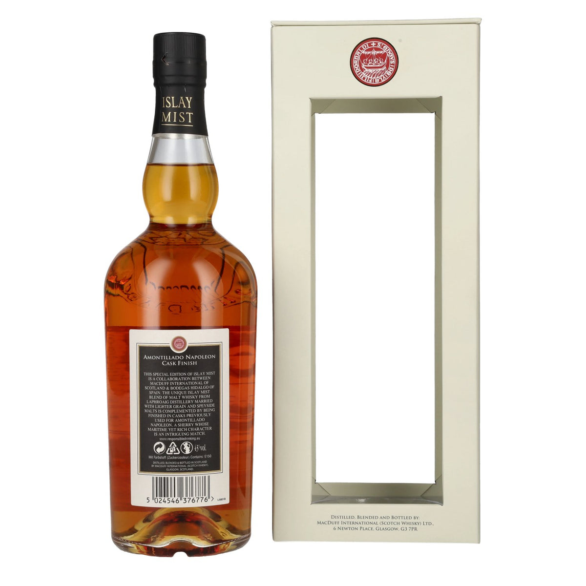 Islay Mist 8 Years Old Blended Scotch Whisky 43% Vol. 0,7l in geschenkverpakking