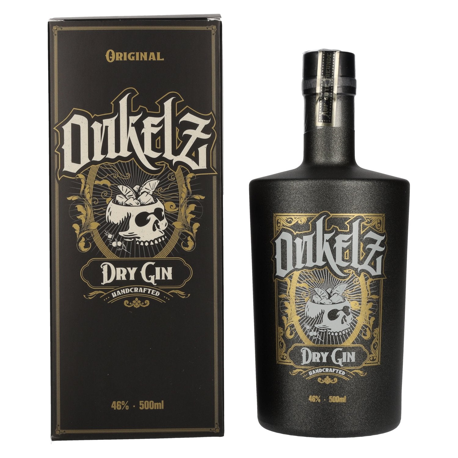 Böhse Onkelz Dry Gin artisanal 46 % vol., 0,5 l, dans un coffret cadeau