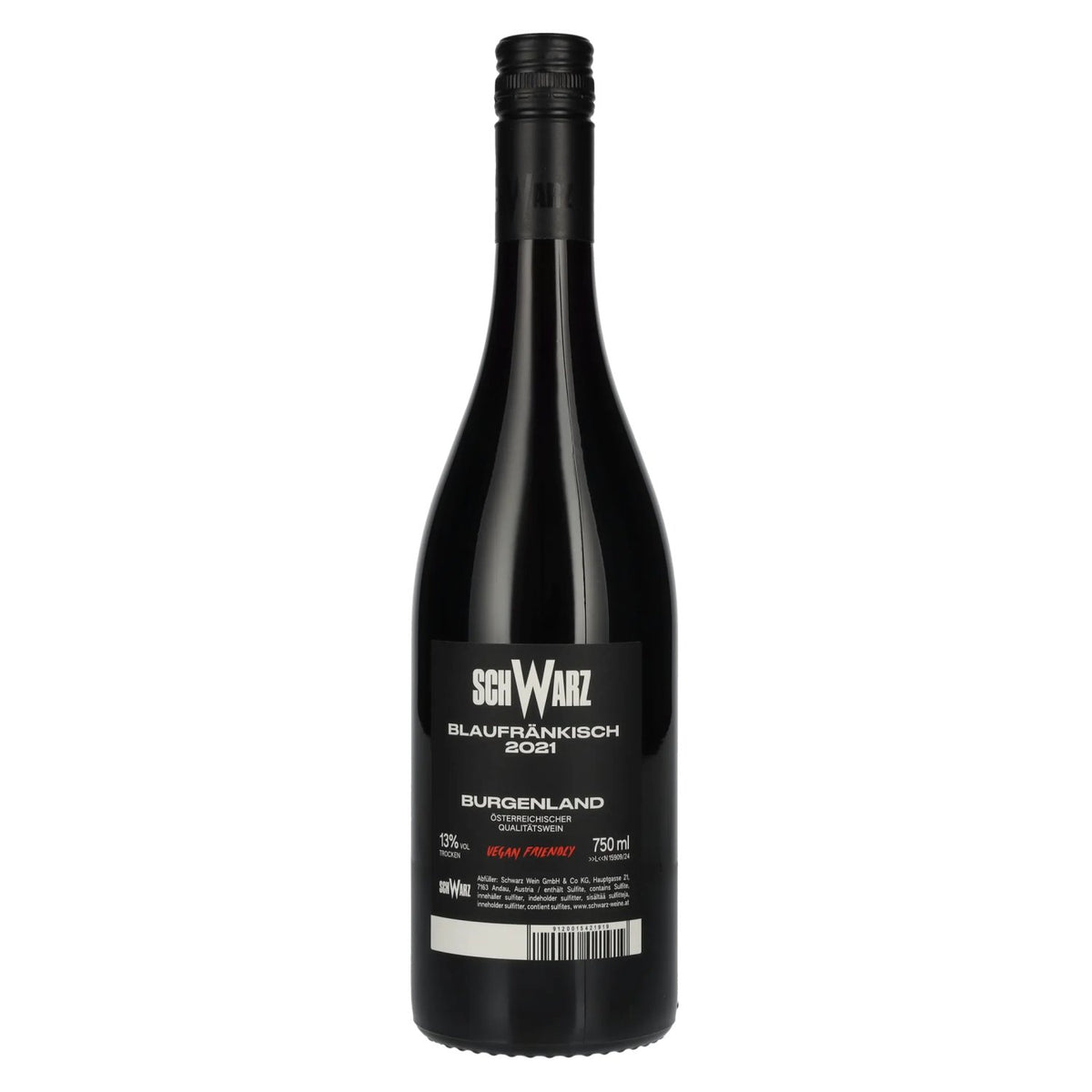 Schwarz THE BUTCHER Blaufränkisch 2021 13% Vol. 0,75l