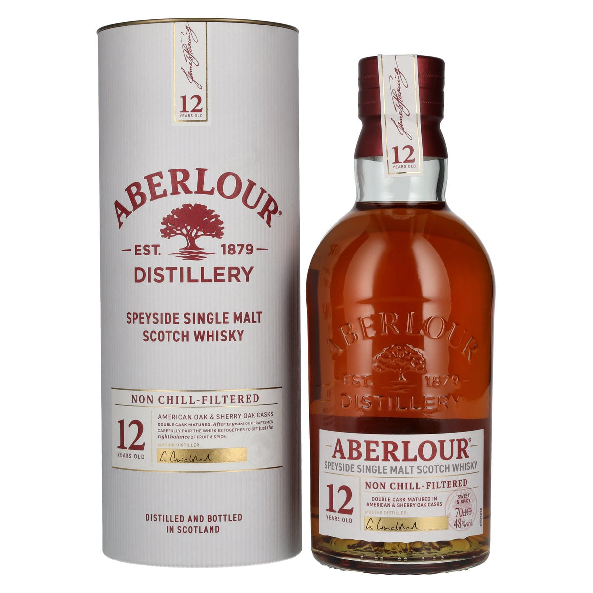 Aberlour 12 Years Old Speyside Single Malt 48% Vol. 0,7l in gift box