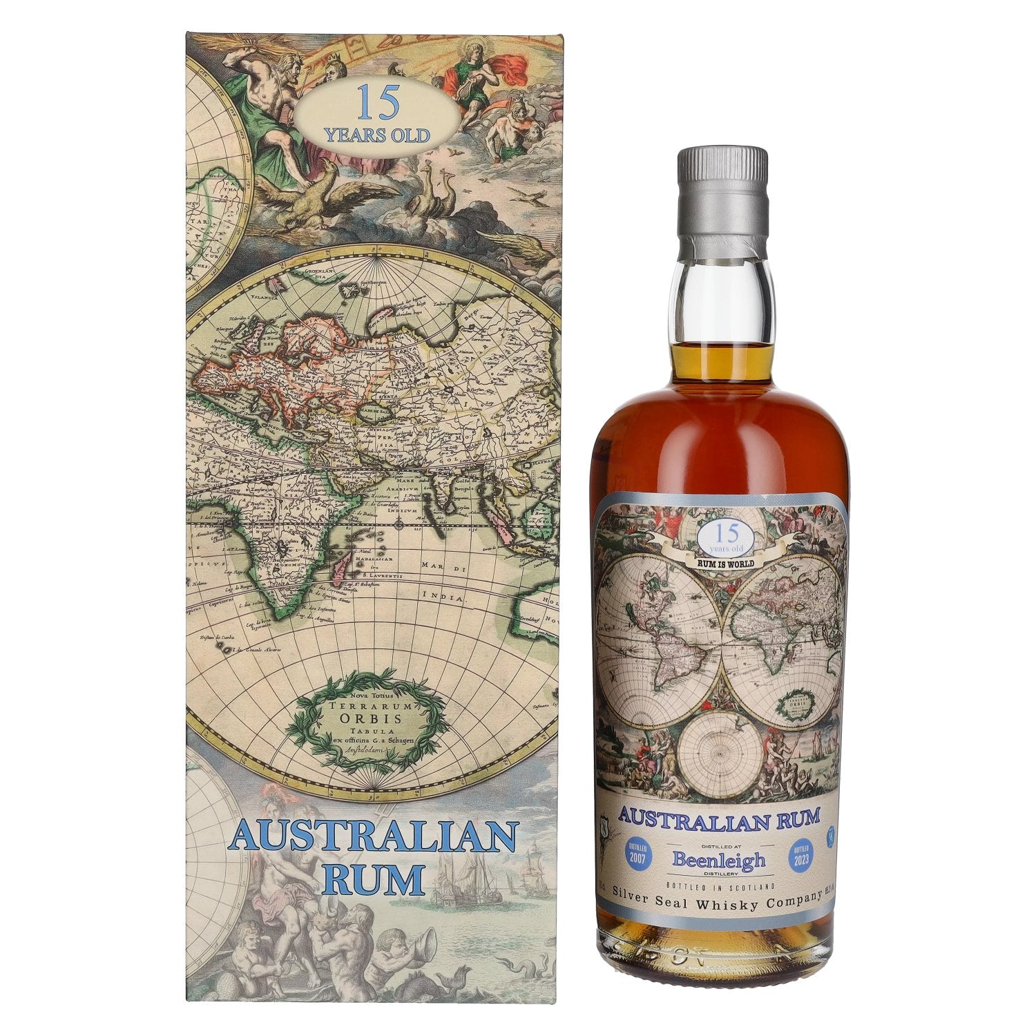 Silver Seal AUSTRALIAN Rum 15 Years Old 2007 65,2% Vol. 0,7l in gift box