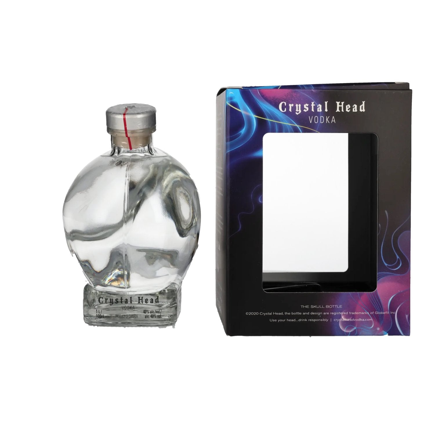 Crystal Head Vodka 40% Vol. 1l in gift box