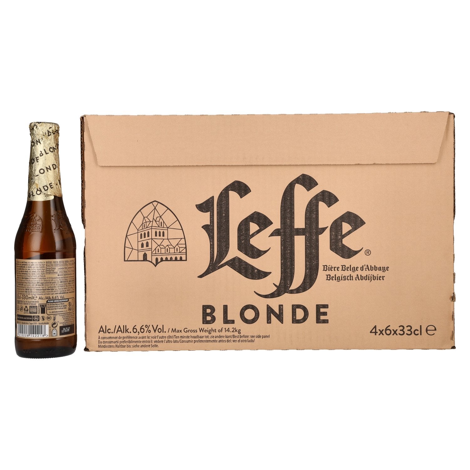 Leffe Blonde 6.6% ABV 24 x 0.33 l