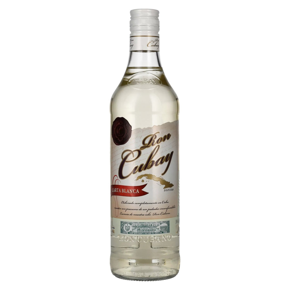 Ron Cubay Carta Blanca 38 % vol., 0,7 l