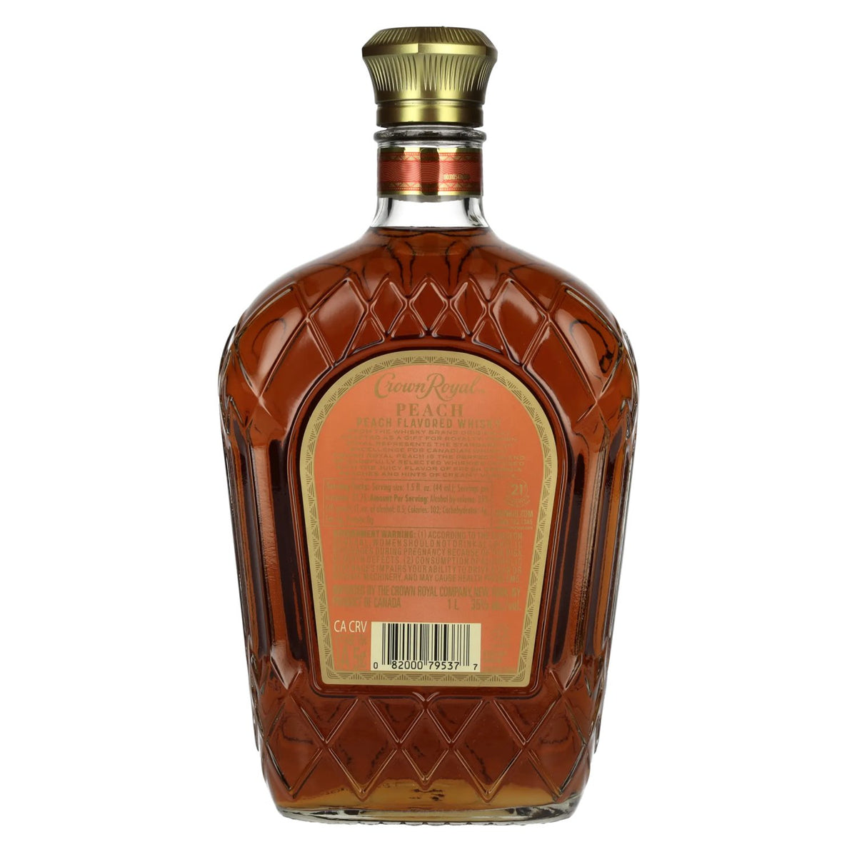 Crown Royal PEACH-whisky met smaak 35% vol. 1 l