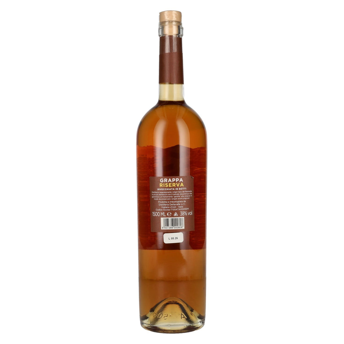 Dellavalle GRAPPA RISERVA 38% Vol. 1,5l