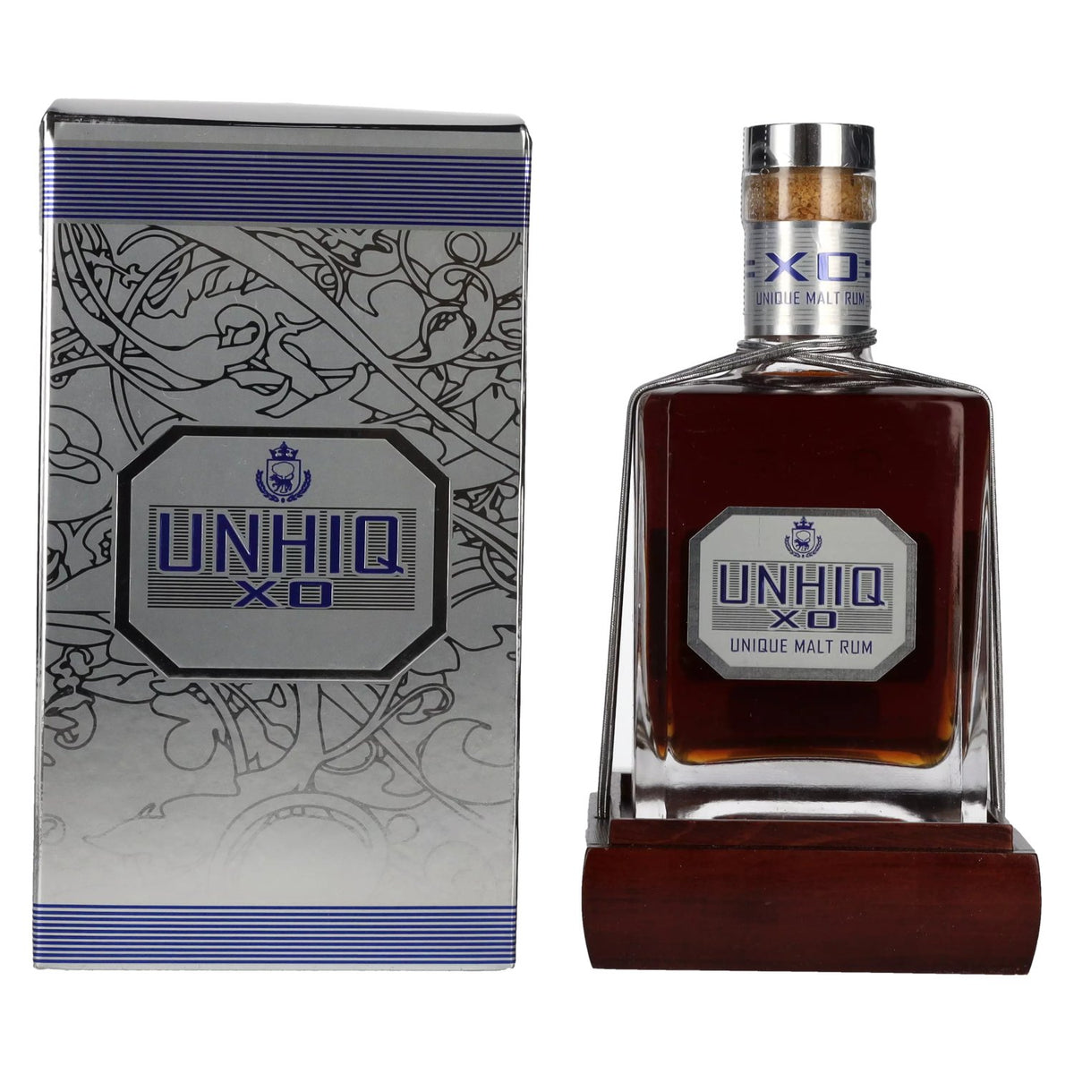 Rhum Unhiq XO Unique Malt 42 % vol., 0,5 l, dans un coffret cadeau