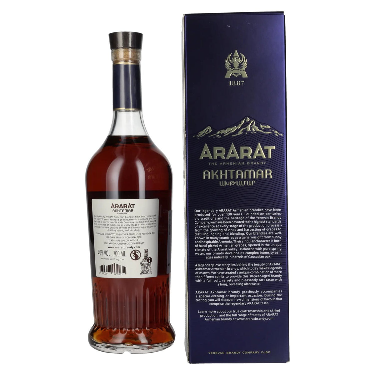 Ararat Akhtamar 10 Years Old 40% Vol. 0,7l in Geschenkbox