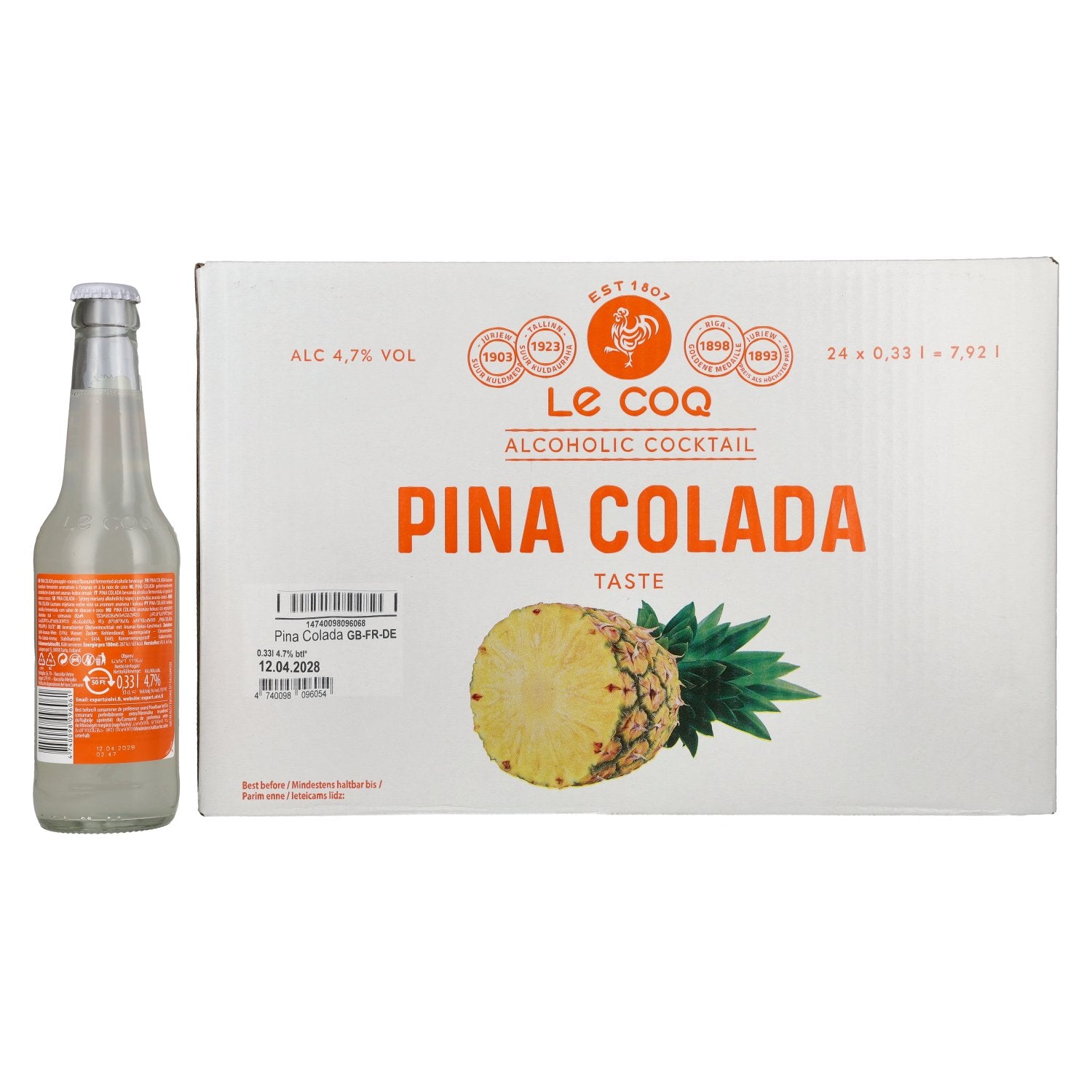 Le Coq PINA COLADA 4,7% Vol. 24x0,33l