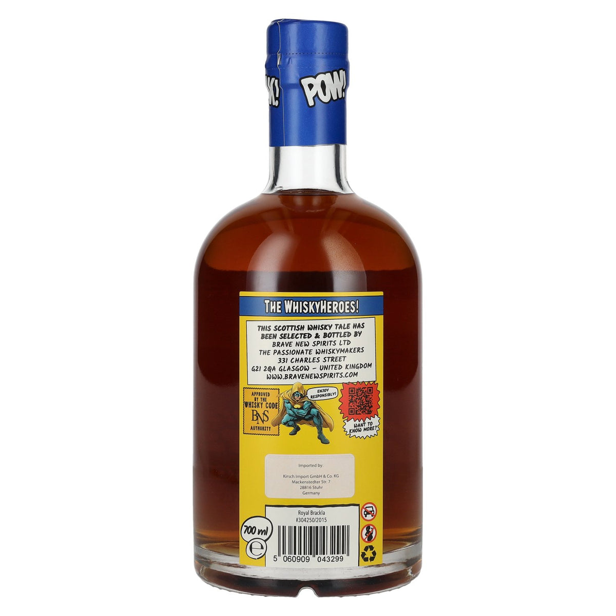 Royal Brackla 9 ans d'âge « A SILENT PURSUIT » Highland Single Malt 53,5 % vol. 0,7 l