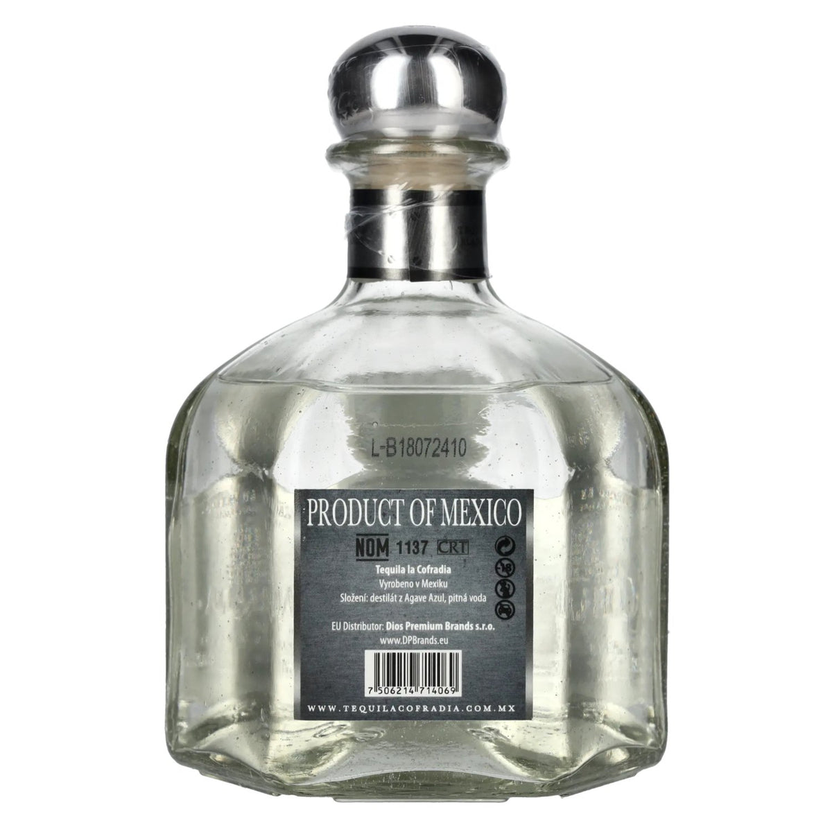 La Cofradia Tequila Blanco 100% Agave Special Reserve 38% ABV 0.7 l