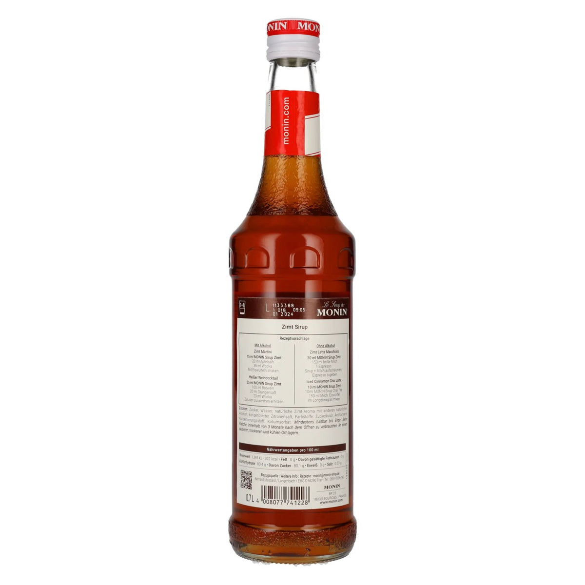 Monin Cinnamon Syrup 0.7l