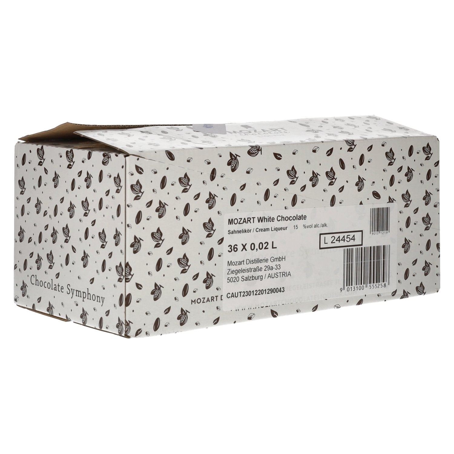 Mozart Chocolate White cream liqueur 15% vol. 36x0,02l