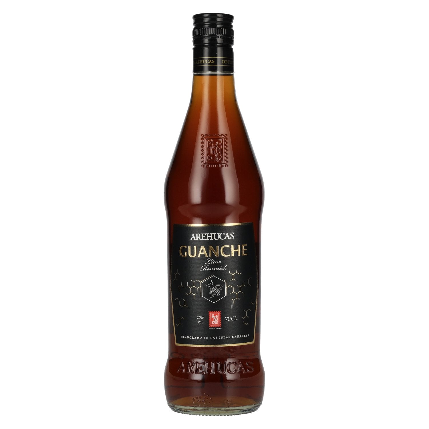 Ron Arehucas Guanche Liqueur de rhum au miel 20% vol. 0,7l
